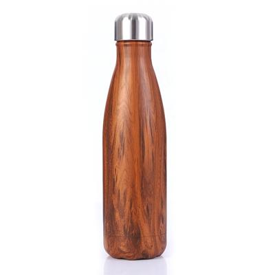 Thermische beker vacuüm kolf warmte waterfles draagbare roestvrijstalen sport ketel (chocolade)