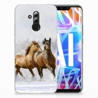 Huawei Mate 20 Lite | TPU Hoesje | Paarden