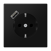 JUNG inb 1v ra kv usb lsz mat zwart WCD LS 1520-18 A SWM