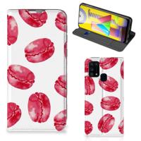 Samsung Galaxy M31 | Flip Style Cover | Pink Macarons