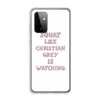 Christian Grey: Samsung Galaxy A72 Transparant Hoesje