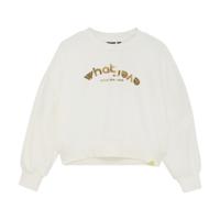 Indian Blue Jeans Winter sweater meisjes - wit - folie