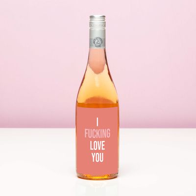 Wijnfles I fucking love you - Rosé (Blush Rosé)