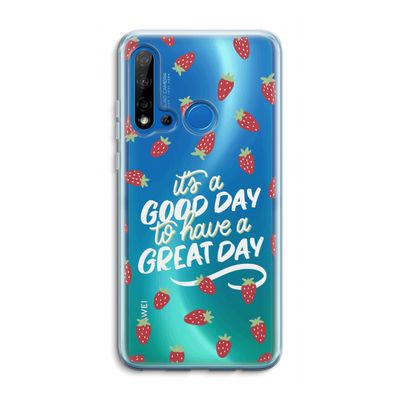 Don't forget to have a great day: Huawei P20 Lite (2019) Transparant Hoesje