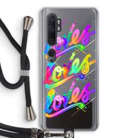 Loves: Xiaomi Mi Note 10 Pro Transparant Hoesje met koord