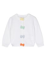 Stella McCartney Kids cardigan à ornements en perles de verre - Blanc - thumbnail