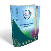 Renske vers gestoomd kalkoen met eend hypoallergeen natvoer hond (kuip) 2 trays (20 x 395 g)