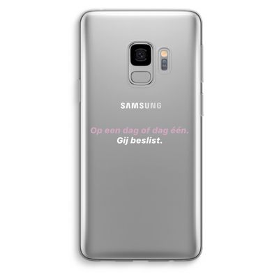 gij beslist: Samsung Galaxy S9 Transparant Hoesje
