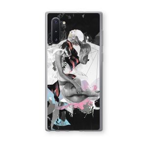 Camouflage de sommeil: Samsung Galaxy Note 10 Transparant Hoesje