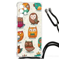 Samsung Galaxy A13 4G Case Anti-shock Vrolijke Uilen