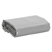 VidaXL Dekzeil 650 g/m² 3x3 m grijs