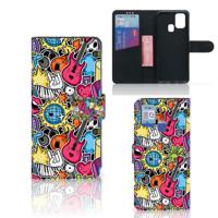 Samsung Galaxy M31 | Wallet Case | met Pasjes | Punk Rock