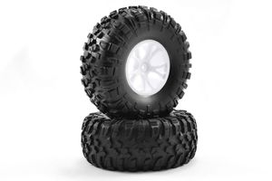 Ftx Outlaw Pre-Mounted Wheels & Tyres- White (FTX8335W)