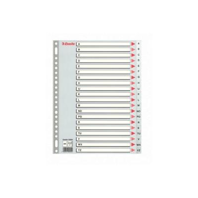 Tabbladen A4 23R esselte kunststof A-Z