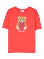 Moschino Kids t-shirt à motif Teddy Bear - Rouge - thumbnail