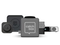 Catchbox Plus Pro grijs met 2 clips