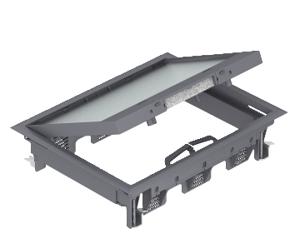 GES6-2U10T 7011  - Installation box for underfloor duct GES6-2U10T 7011