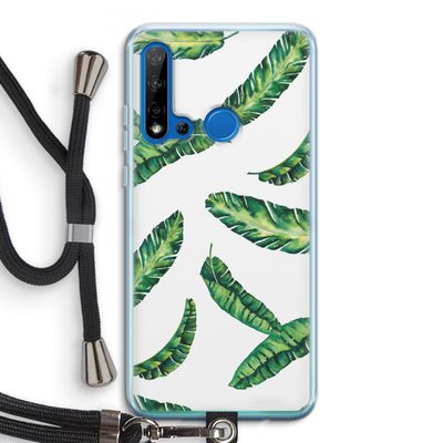 Lange bladeren: Huawei P20 Lite (2019) Transparant Hoesje met koord