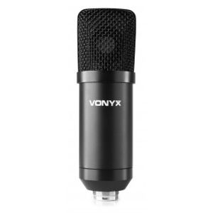 Vonyx CMTS300 USB Studio microfoon met tafelstandaard - Zwart