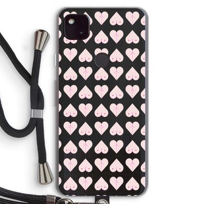 Ass 'n Titties: Pixel 4a 5G Transparant Hoesje met koord
