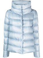 Herno funnel-neck padded jacket - Bleu