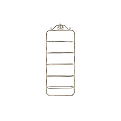 Flessenrek DKD Home Decor Metaal Wit (39 x 9,5 x 102,5 cm)