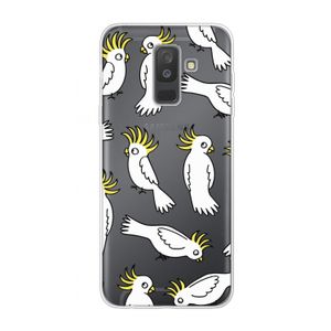 Papegaai: Samsung Galaxy A6 Plus (2018) Transparant Hoesje