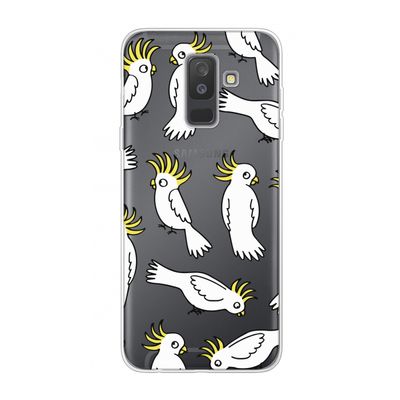 Papegaai: Samsung Galaxy A6 Plus (2018) Transparant Hoesje