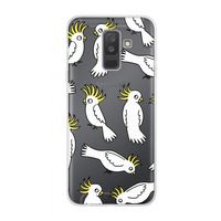 Papegaai: Samsung Galaxy A6 Plus (2018) Transparant Hoesje