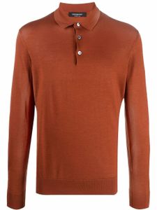 Zegna polo en maille fine - Marron