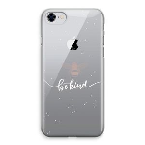 Be(e) kind: iPhone 8 Transparant Hoesje