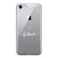 Be(e) kind: iPhone 8 Transparant Hoesje