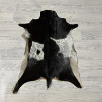 Geitenhuid bruin zwart wit 75x60cm