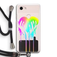 Hold My Heart: Pixel 3 Transparant Hoesje met koord