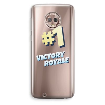 Victory Royale: Motorola Moto G6 Transparant Hoesje