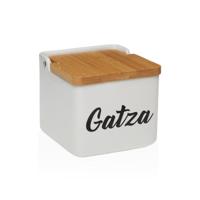 Zoutvaatje met deksel Versa GATZA Keramisch 8,8 x 8,5 x 8,8 cm