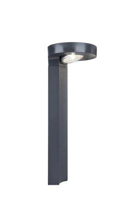 Buitenlamp solar staand led &apos;Diso&apos; tuinpaal automatisch aan 45 cm