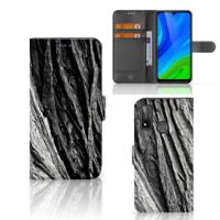 Book Style Case Huawei P Smart 2020 Boomschors Grijs