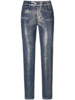 Jeans in 5-pocketsmodel Van TALBOT RUNHOF X PETER HAHN blauw - thumbnail