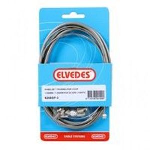 Elvedes v-remkabel trommel universeel zilver