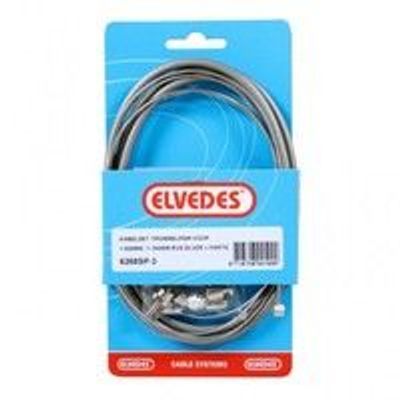 Elvedes v-remkabel trommel universeel zilver