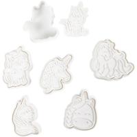 Creativ Company Uitsteekvormen met stempel, eenhoorn, afm 6-7,5 cm, wit, 6 stuk/ 1 doos Creativ Company Uitsteekvormen met stempel, eenhoorn, afm 6-7,5 cm, wit, 6 stuk/ 1 doos