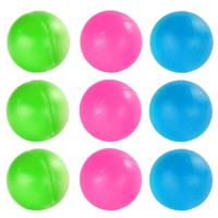 Summertime Beachball ballen - 9x stuks - speelballetjes - ballen - strand speelgoed