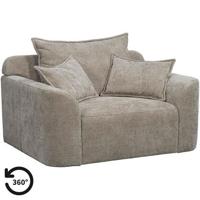Loveseat Elsa - stof Eden - taupe - Leen Bakker Loveseat Elsa - stof Eden - taupe - Leen Bakker