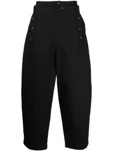 SONGZIO pantalon court à coupe ample - Noir