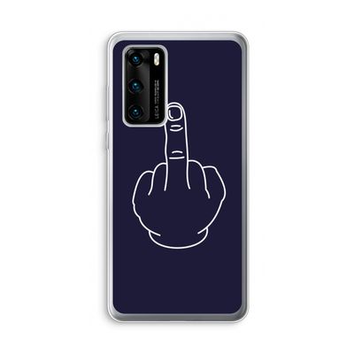 F**k U: Huawei P40 Transparant Hoesje