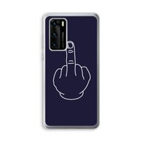 F**k U: Huawei P40 Transparant Hoesje