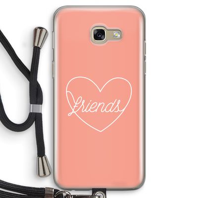 Friends heart: Samsung Galaxy A5 (2017) Transparant Hoesje met koord
