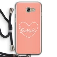 Friends heart: Samsung Galaxy A5 (2017) Transparant Hoesje met koord