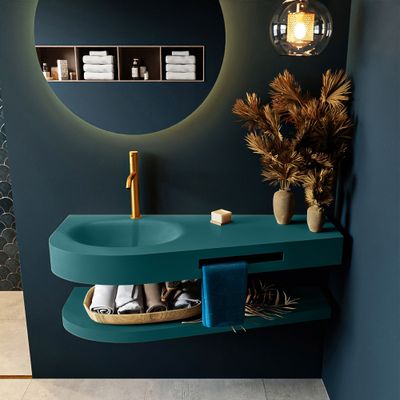 MONDIAZ RIVA 120cm Wastafel met planchet kleur Smag. Wastafel DULCET links 1 kraangaten kleur Smag. MONDIAZ RIVA 120cm Wastafel met planchet kleur Smag. Wastafel DULCET links 1 kraangaten kleur Smag.